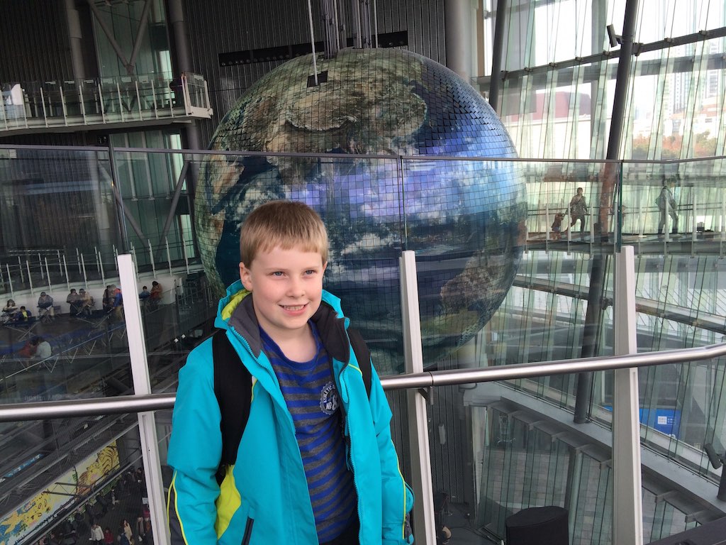 James and globe
