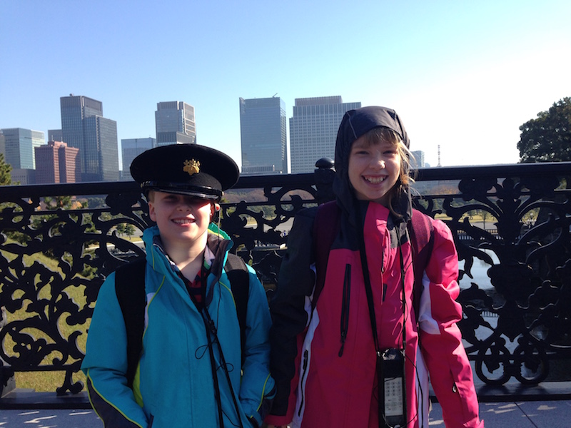 James and Jen on bridge
