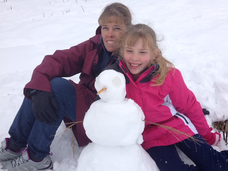 SnowGirl built by Kathy