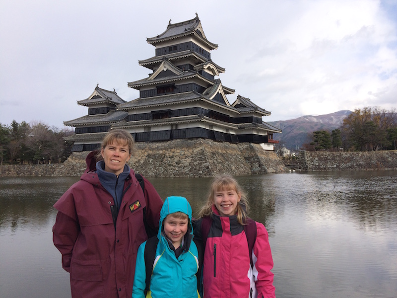 Outside Matsumoto Castle