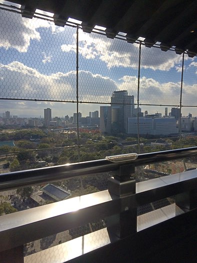 View from Osaka Castle roof
