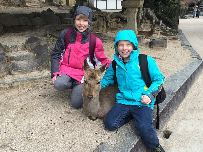James and Jennifer with deer